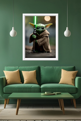 Ganfaner Yoda Canvas Wall Art: For Star Wars True Believers