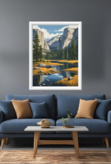 Ganfaner Yosemite Canvas Wall Art: Where Mountains Meet Your Space