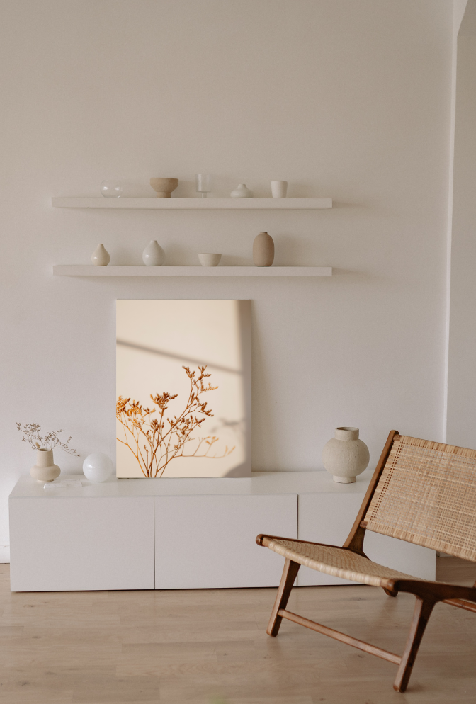 Brown Canvas Wall Art Poster