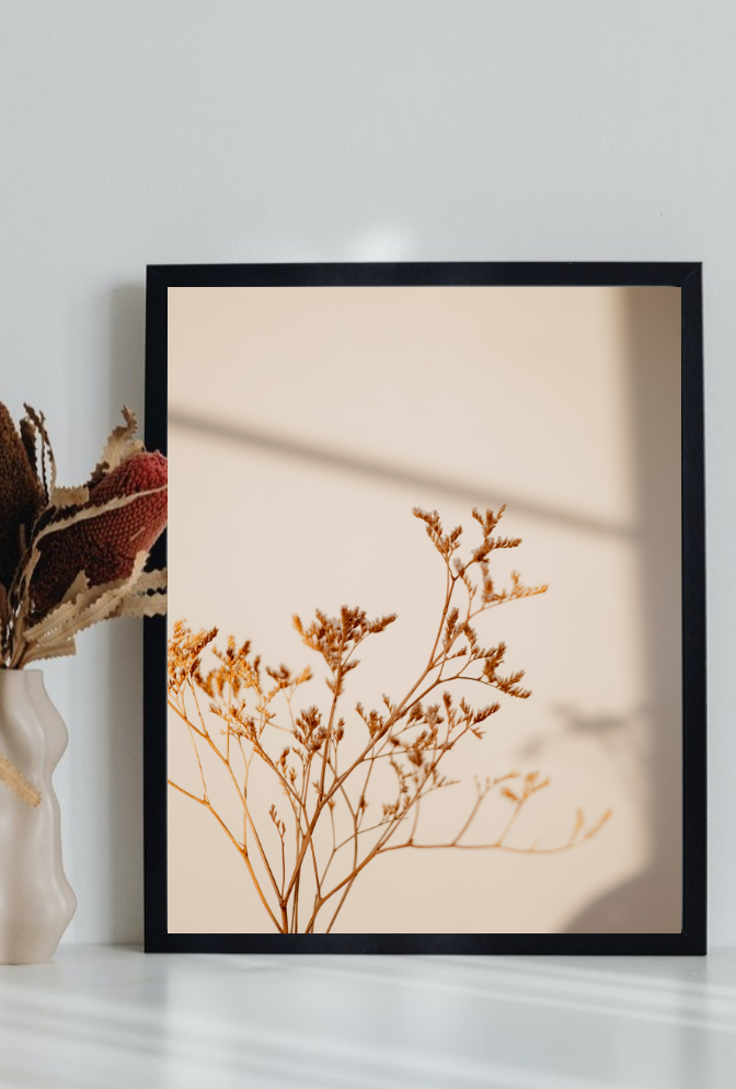 Brown Canvas Wall Art Poster