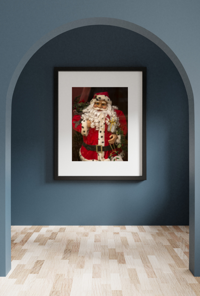 Vintage Christmas Canvas Wall Art Poster
