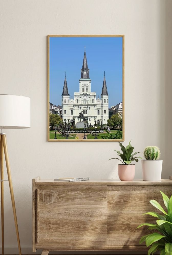Jackson Square Majesty: New Orleans Canvas Art