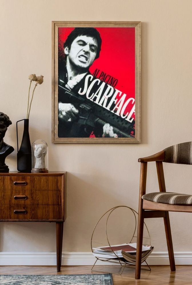 Scarface: Tony Montana Canvas Art - "Say Hello!"