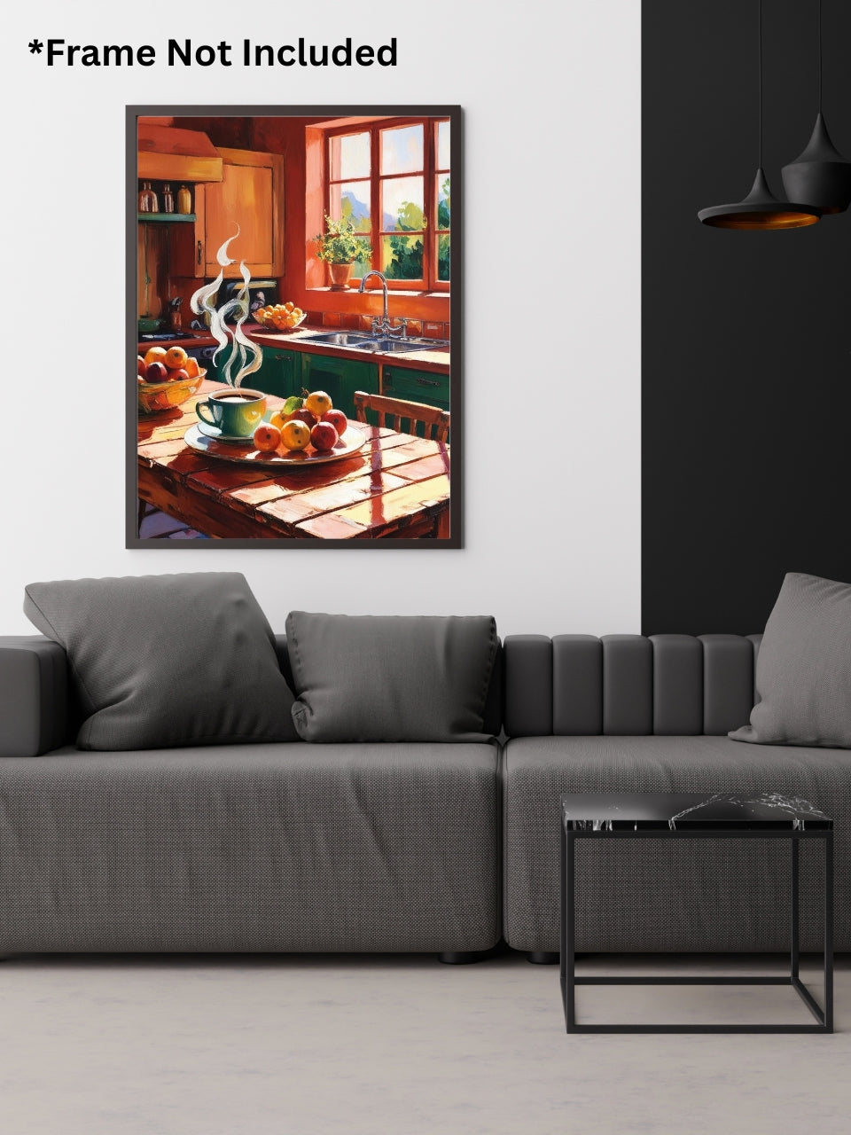 Kitchen Canvas Wall Art Poster, ganfaner, holidaypac, wall art, kitchen décor, canvas prints, posters.