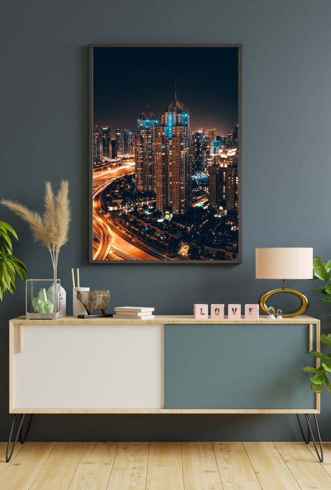 City Canvas Wall Art Poster