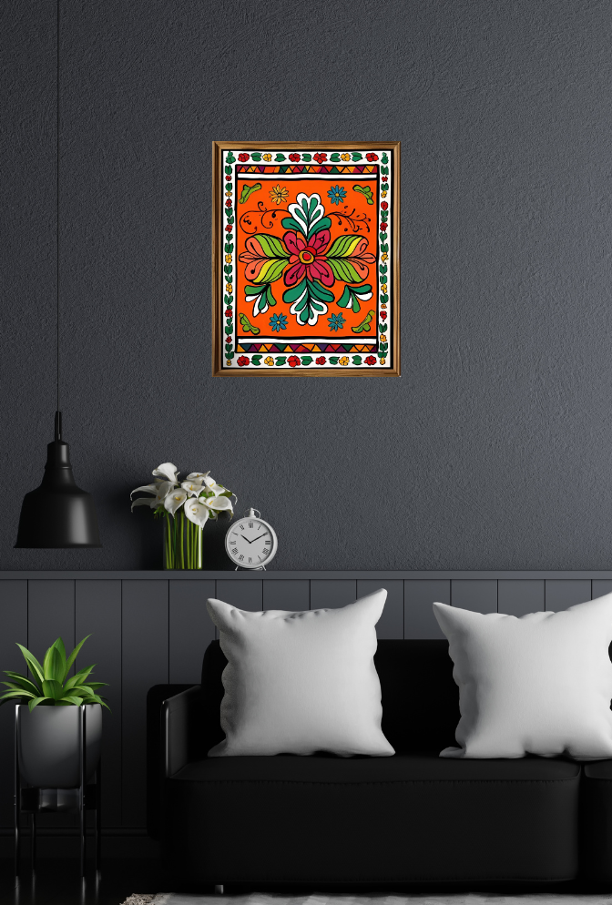 Oaxaca Floral Canvas Art