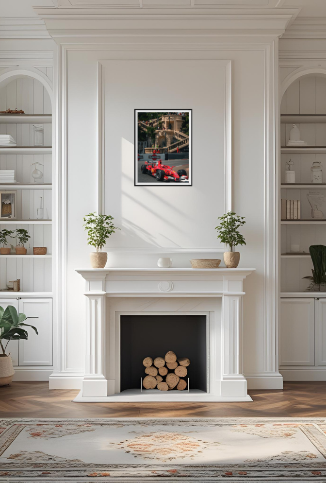 Speed & Style: F1 Canvas Wall Art - Fuel Your Passion