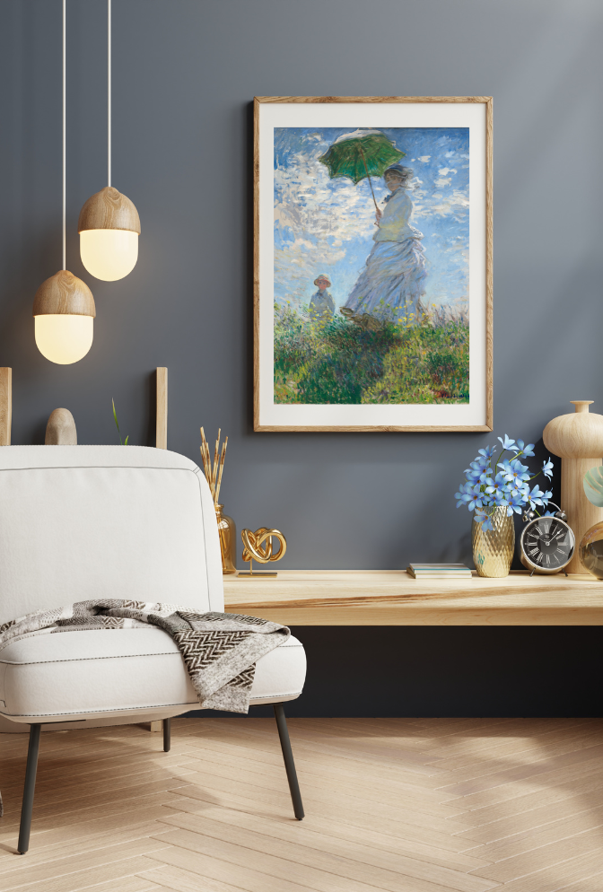 Monet Canvas Wall Art Poster