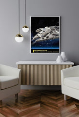 Millennium Falcon Canvas Art - Star Wars Rebel Ship Decor