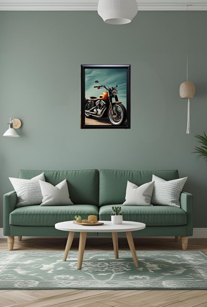 "Motorcycle Canvas Wall Art: Ride into Style!"