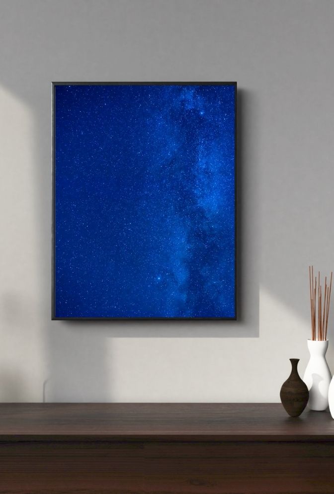 Celestial Azure Canvas Art