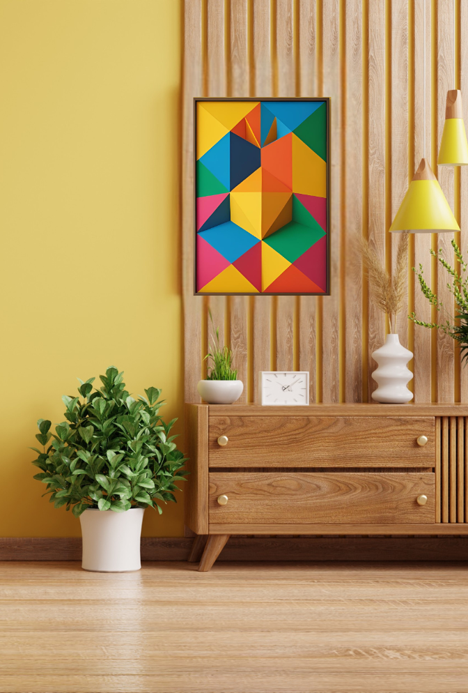 Modern Geometry: Striking Geometric Canvas Wall Art