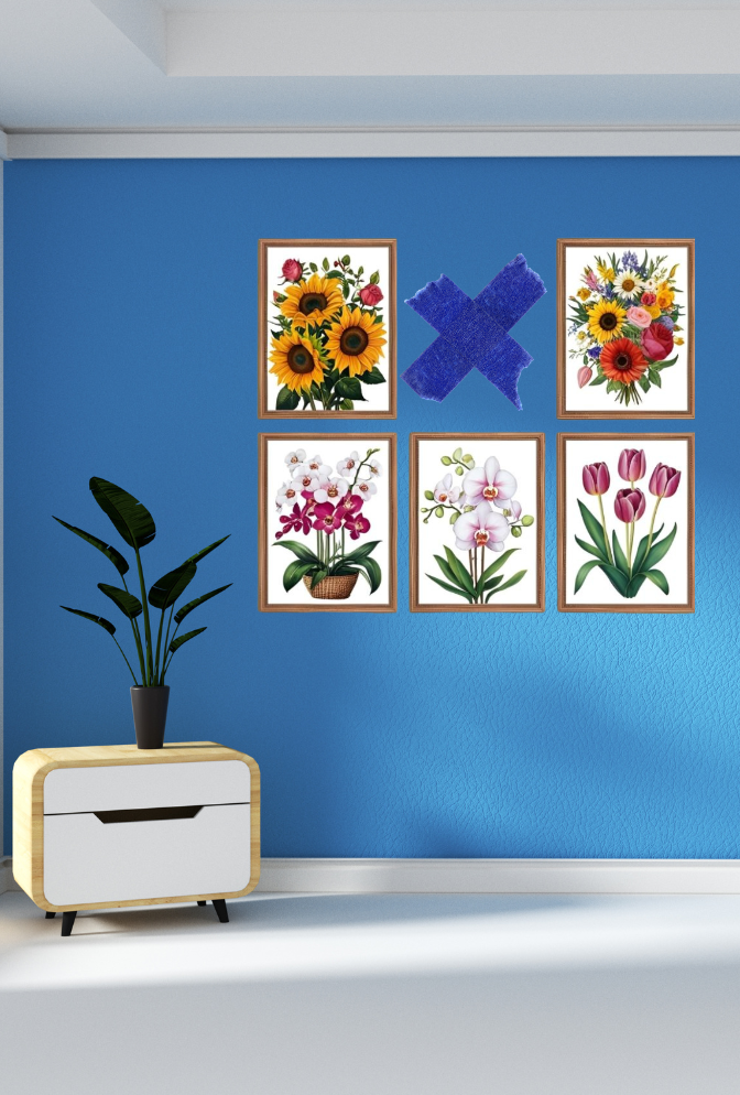 Five Piece Canvas Wall Art Poster