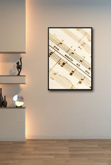 Melody of Affection: Vintage Sheet Music Canvas Art