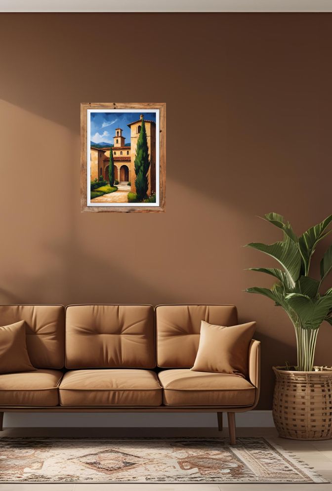 Elegant Tuscan Canvas Wall Art for Timeless Decor