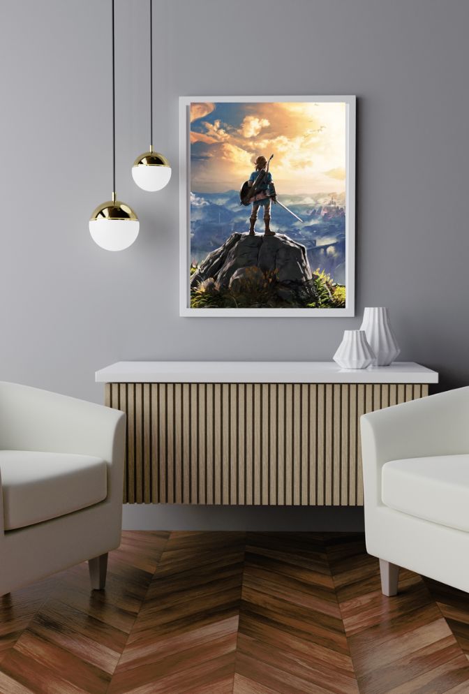 Hyrule Awaits: Legend of Zelda Canvas Art