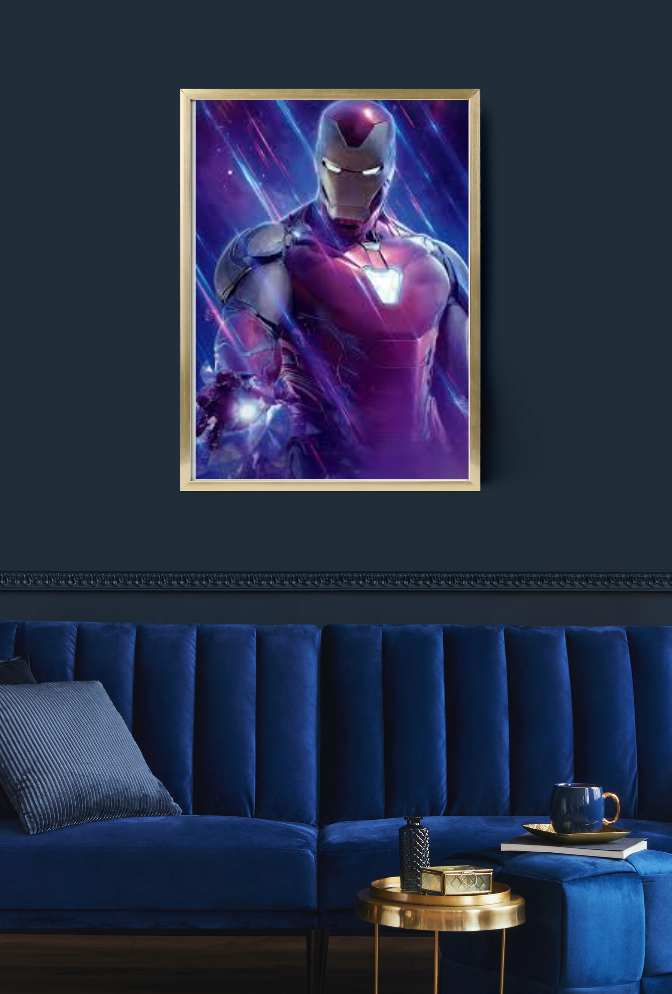 Iron Man Canvas Wall Art Poster