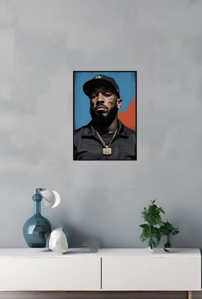 Nipsey Hussle: Marathon Legacy Canvas Art