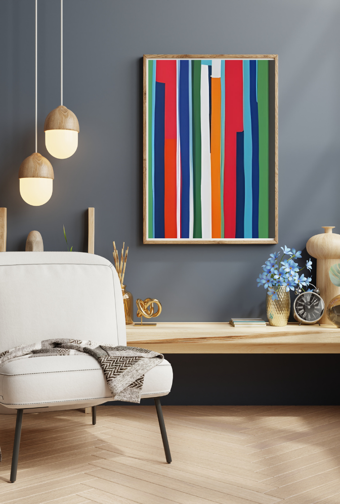 Vertical Canvas Wall Art Poster