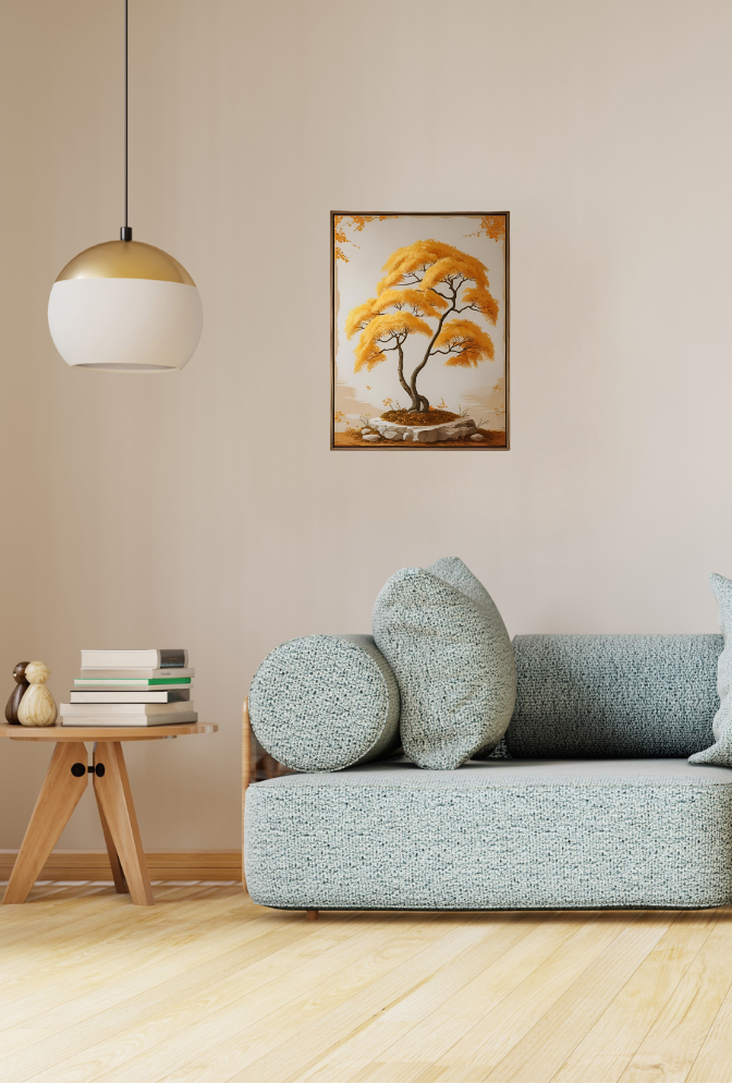 Golden Ginkgo: Illuminate Your Walls with Natural Beauty
