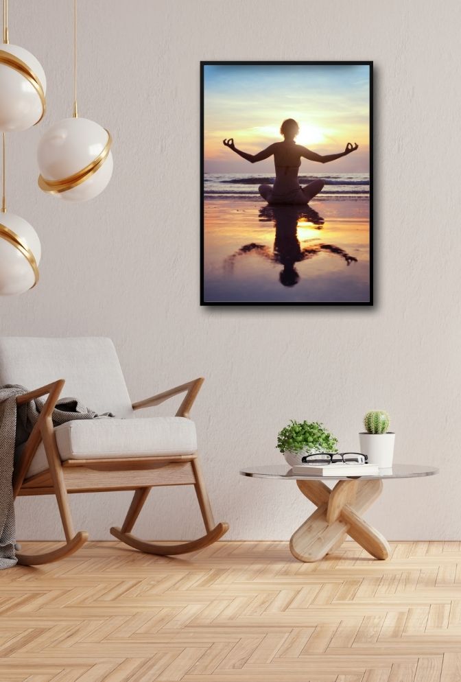 Sunset Meditation Canvas Art