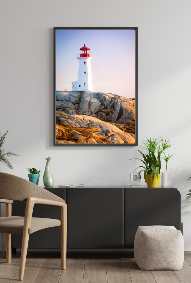 Lighthouse Canvas Wall Art Poster