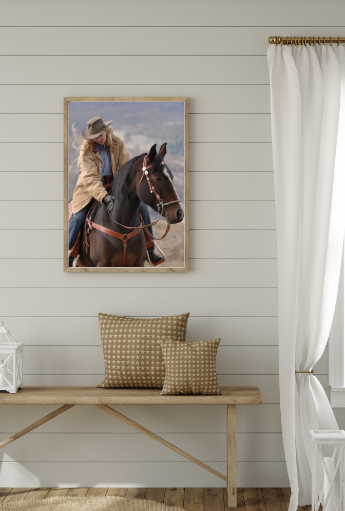 Western Canvas Wall Art Poster