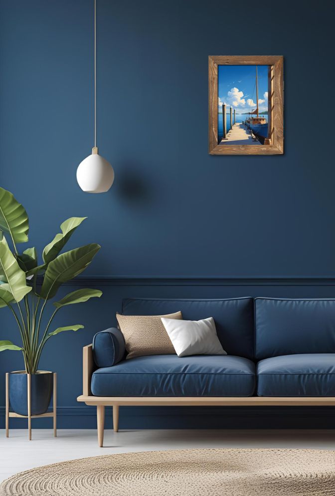 Harbor View: Dockside Canvas Art