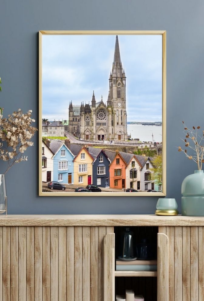 Cobh Charm: Colorful Ireland Canvas Art