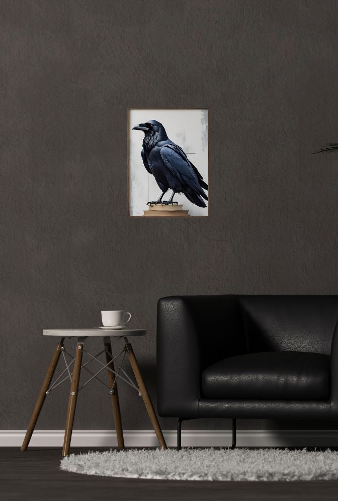 Raven's Wisdom Canvas Art: Bring Intrigue to Your Walls