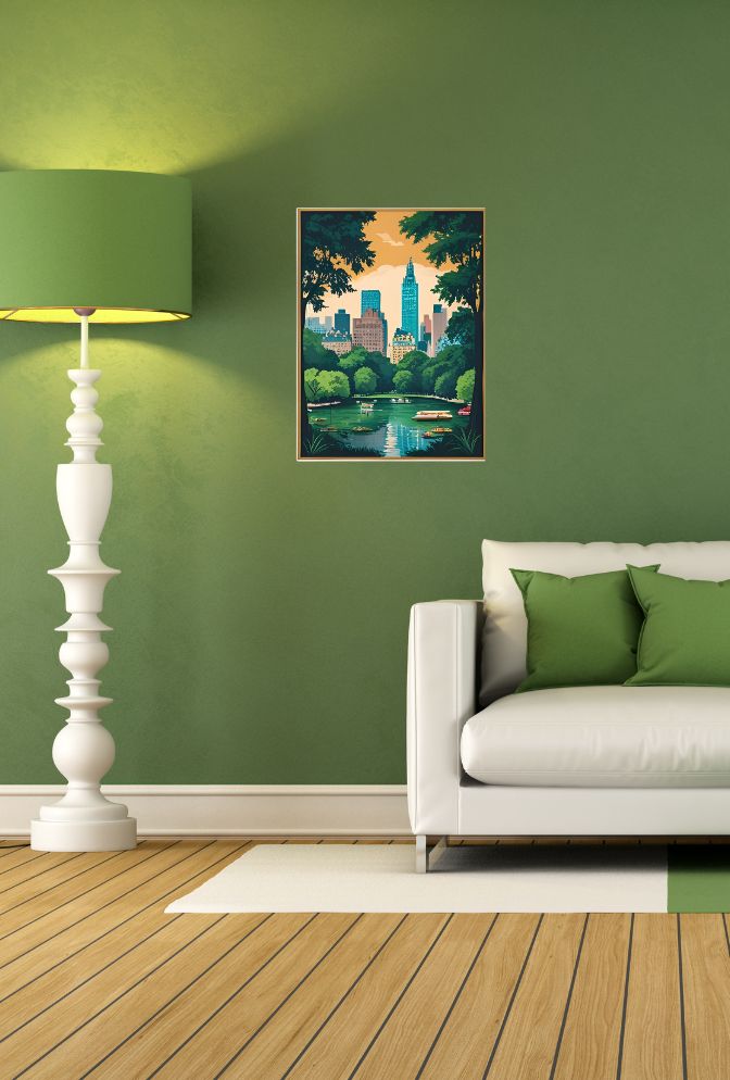 Urban Oasis: Bring the Beauty of Central Park Home with Canvas Wall Art