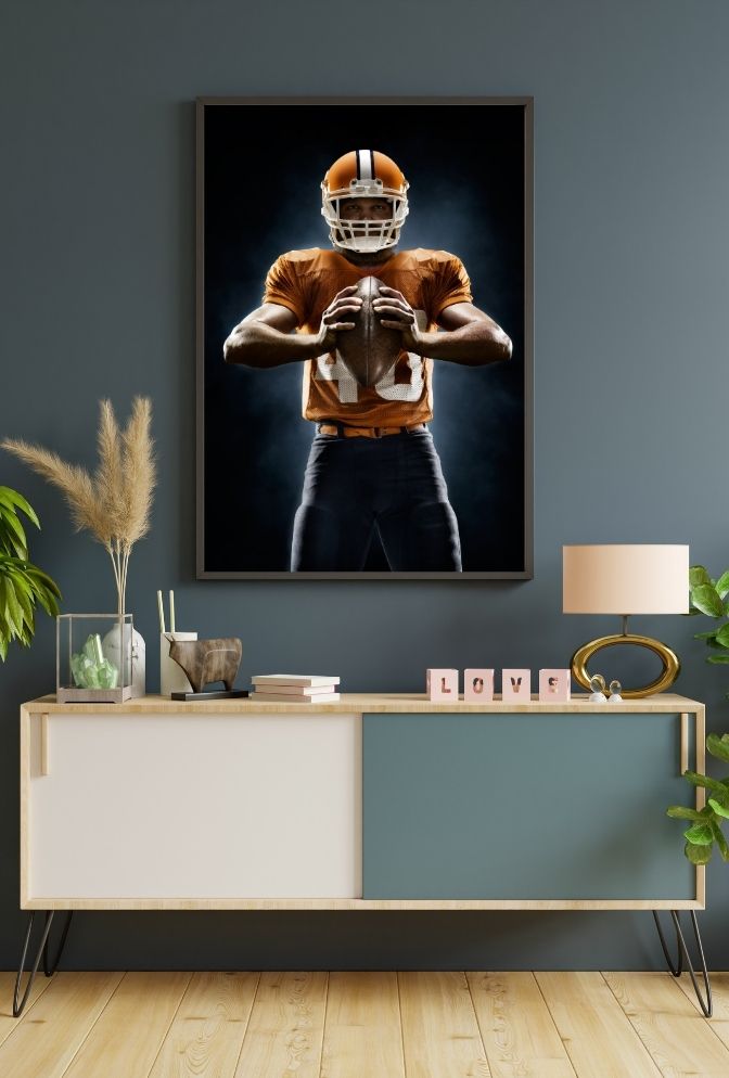 Gridiron Glory Canvas Art