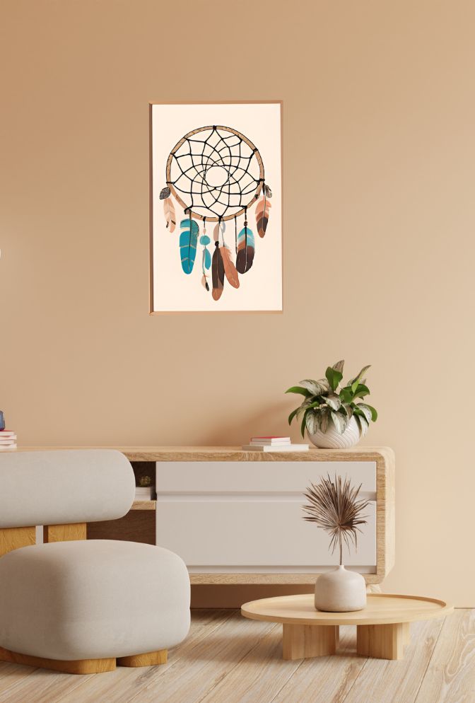 Ganfaner Unique Boho Canvas Wall Art