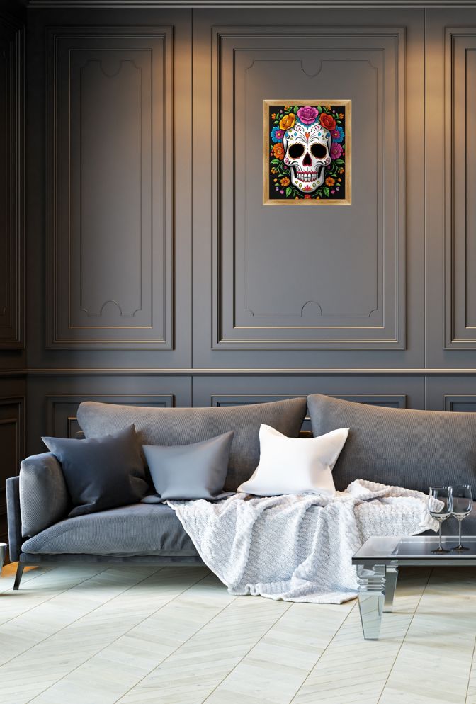 Vibrant_Sugar_Skull_Canvas_Art_-_Celebrate_Life_Color_ganfaner