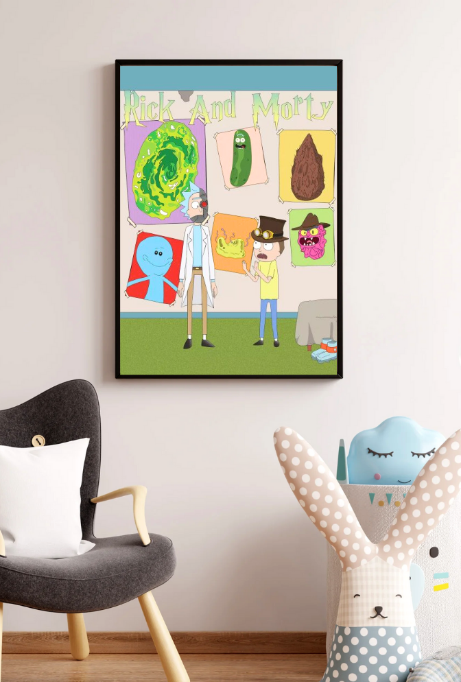 Rick's Gallery: Rick and Morty Canvas Print