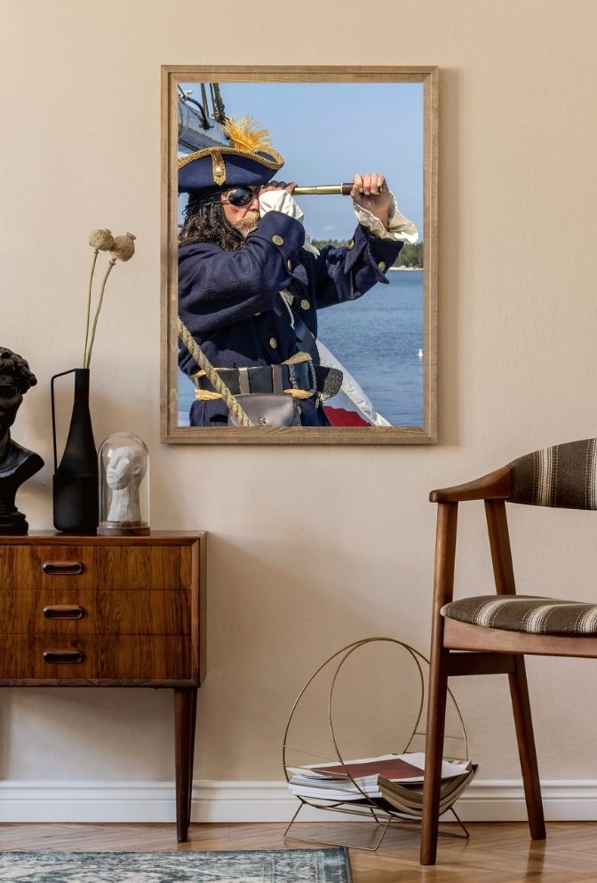 Ahoy Matey: Pirate Canvas Wall Art