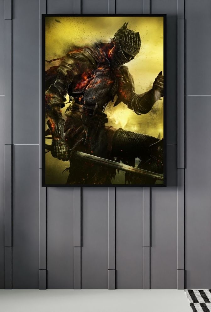 Dark Souls: Ashen One Ember Canvas Art