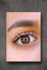 Eyelash Canvas Wall Art: Wink with Style