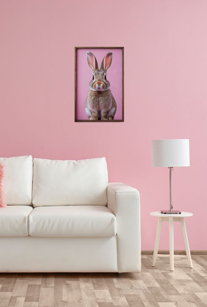 Adorable Rabbit Canvas Art: Hop into Happiness