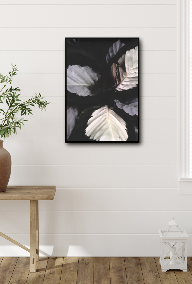 Grey Canvas Wall Art Poster