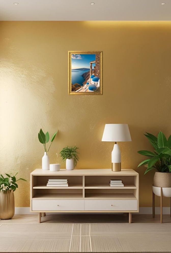 Santorini Sunset: Bring Greek Island Beauty to Your Walls
