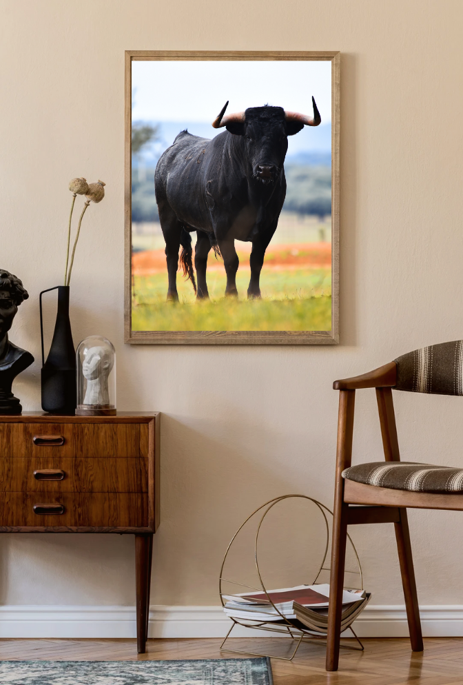 Majestic Bull Canvas Art