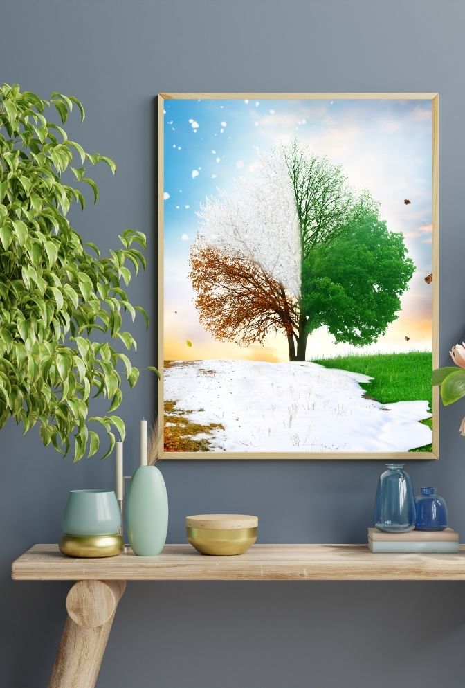 Seasonal Harmony Canvas Art