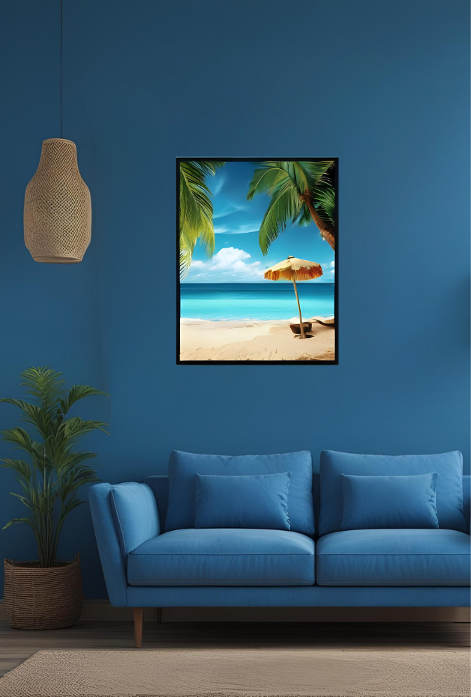 Tropical Beach Canvas Wall Art: Bring the Coastal Magic Indoors