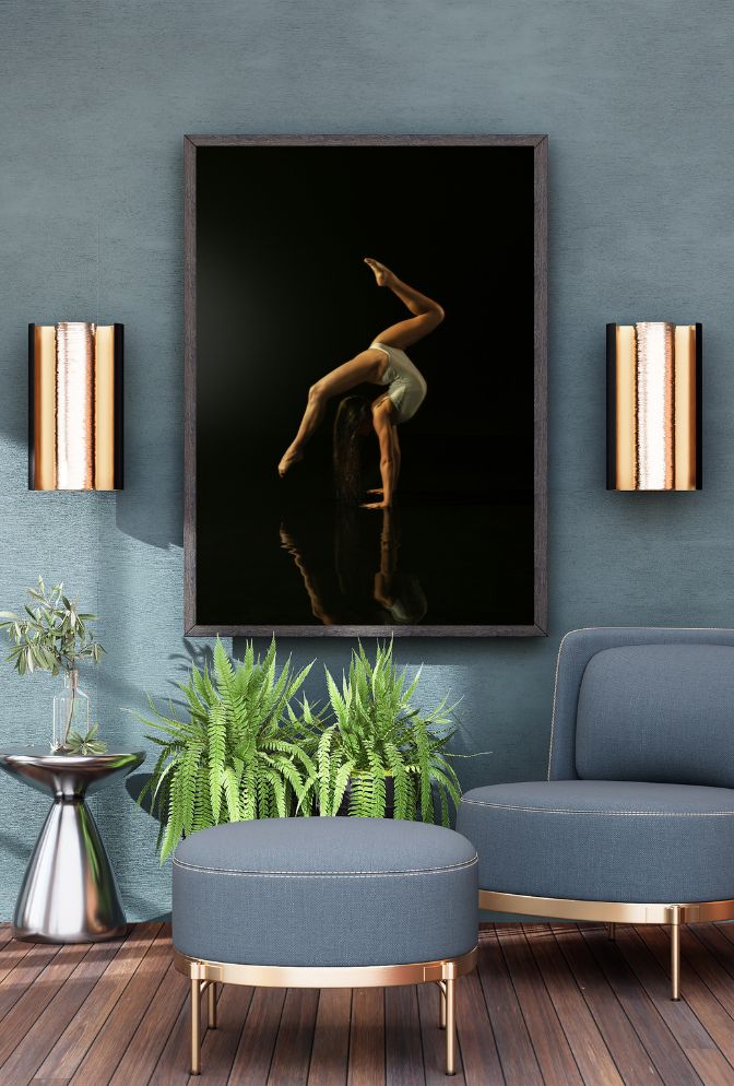 Grace & Grit: Inspire Your Space with Gymnastics Canvas Art