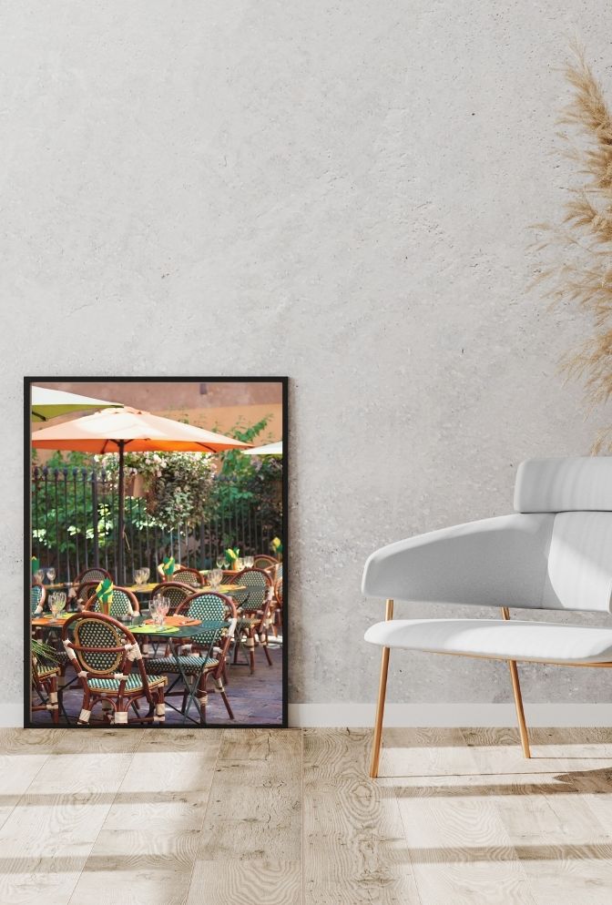 Parisian Terrace Canvas Art