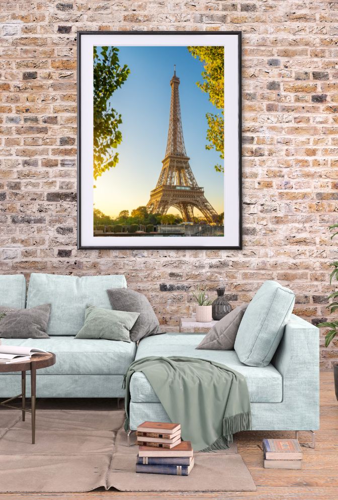 Parisian Charm: Capture the Romance of the Eiffel Tower with Canvas Wall Art
