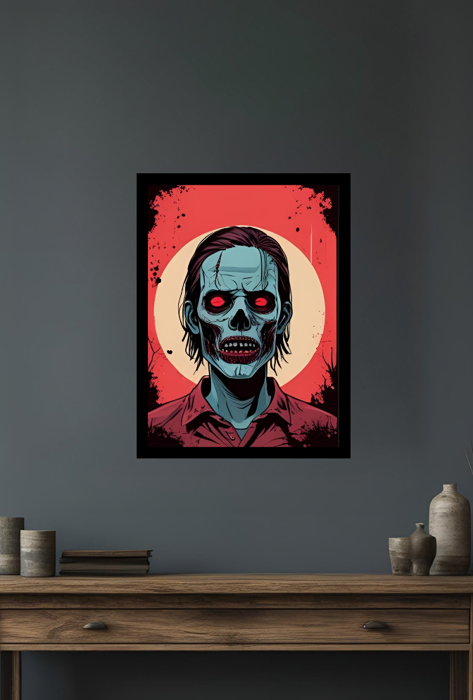 Ganfaner Walking Dead Canvas Wall Art: Survive the Style Apocalypse