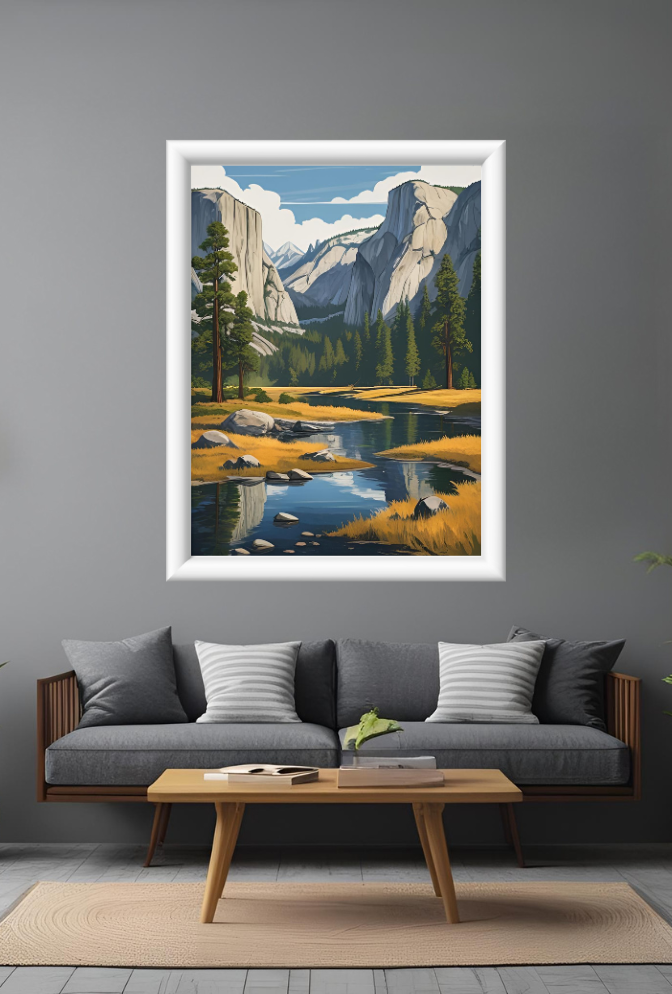 Ganfaner Yosemite Canvas Wall Art: Where Mountains Meet Your Space