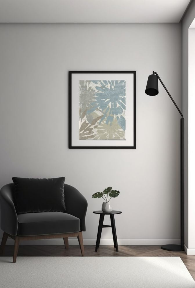 Coastal Serenity: ganfaner Abstract Beach Canvas Art